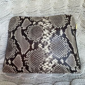 India Hicks Insider Clutch - Snake Print New